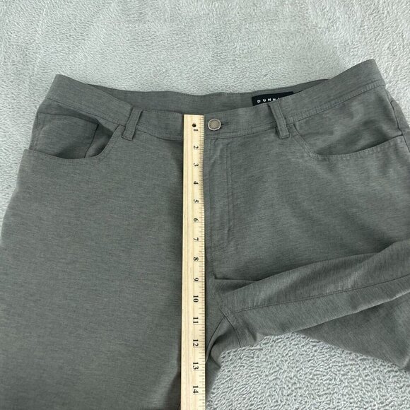 Dunning Mens Gray Golf Pants Size 36/30 Flaw 3482 - Picture 6 of 10